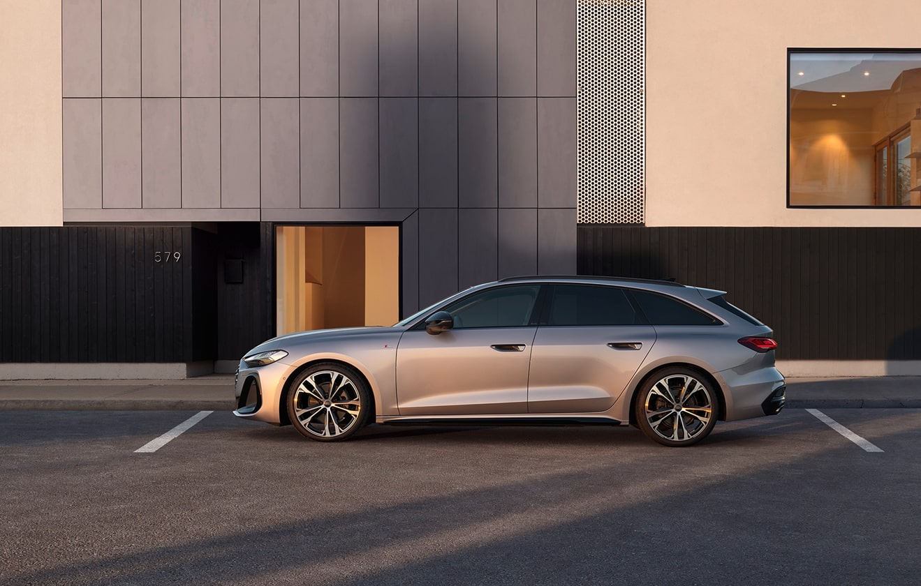 Bild von neuen Audi A5 seitlich