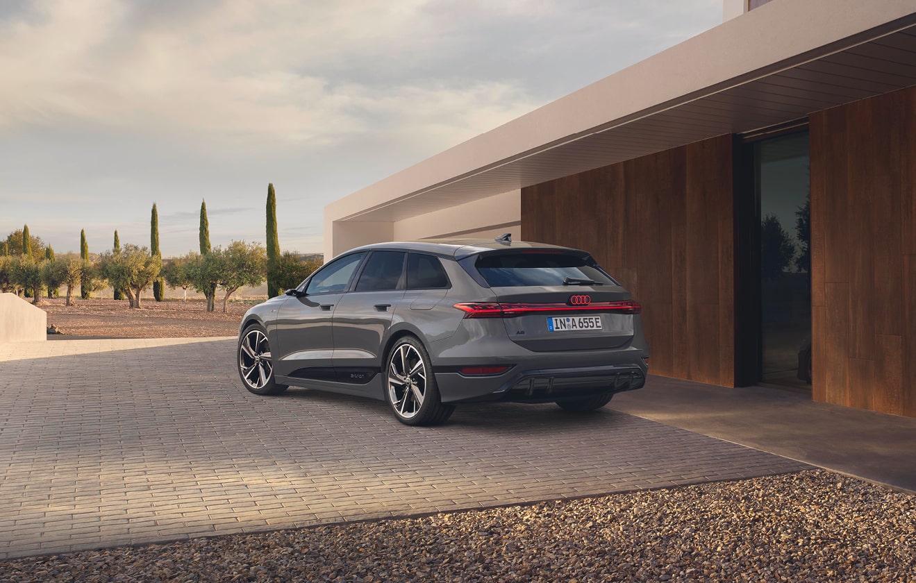 Bild von Audi A6 e-tron von hinten