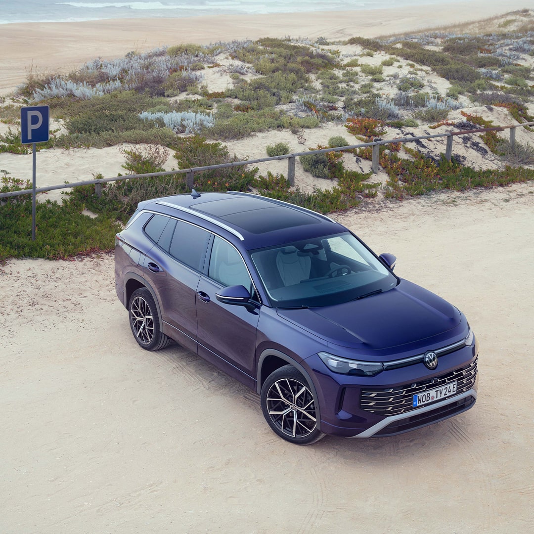 Bild von neuen VW Tayron von Vorne